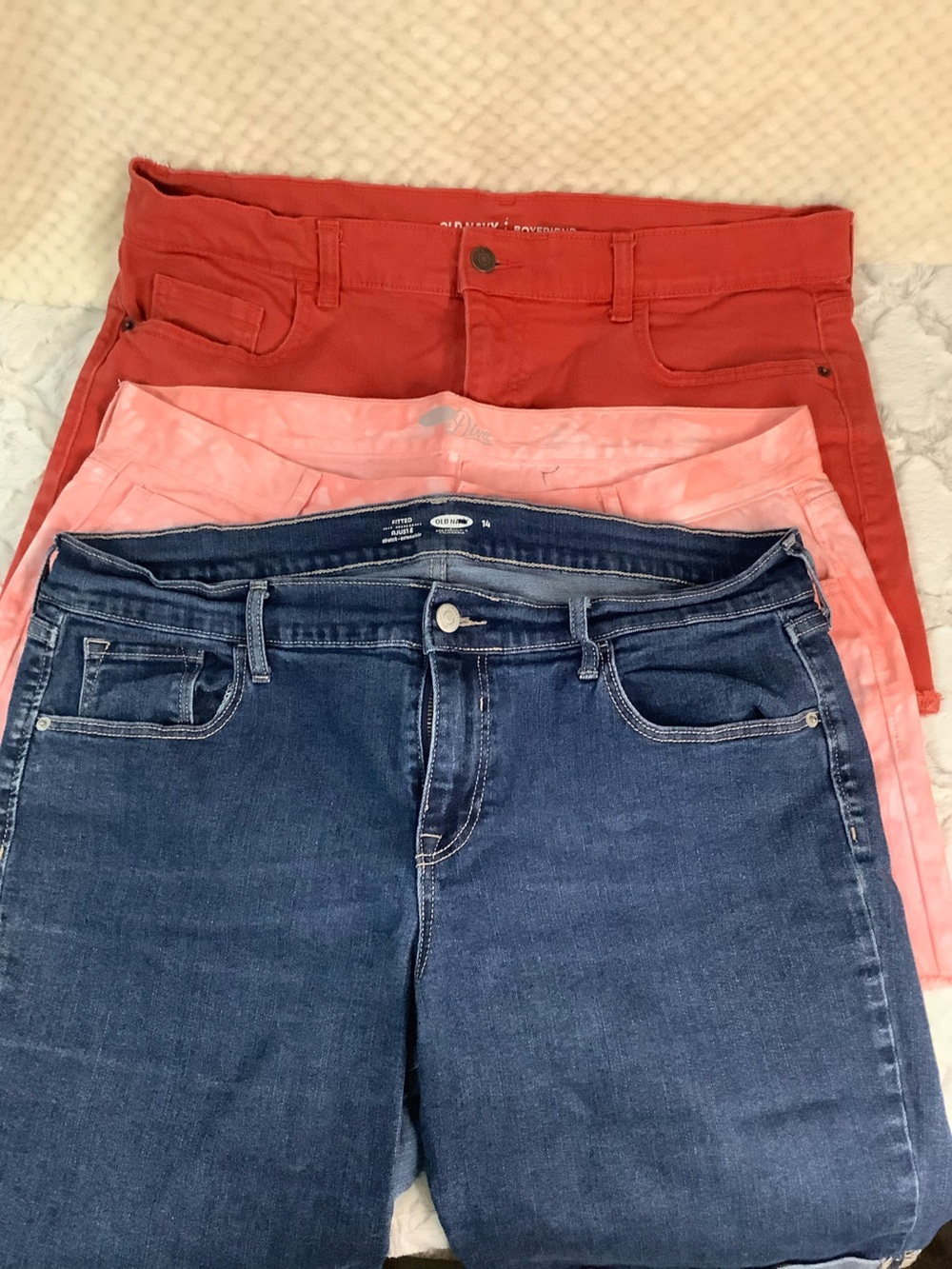 Bundle of 3 Old Navy Womens Shorts Size 14 Summer Casual